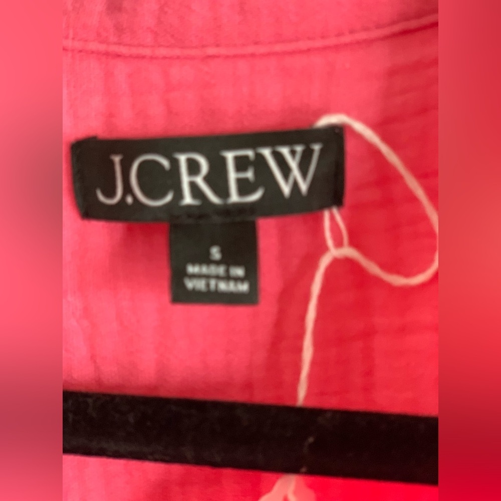 J Crew Neon Pink Dress With Pockets.  Size-Small - Picture 4 of 4
